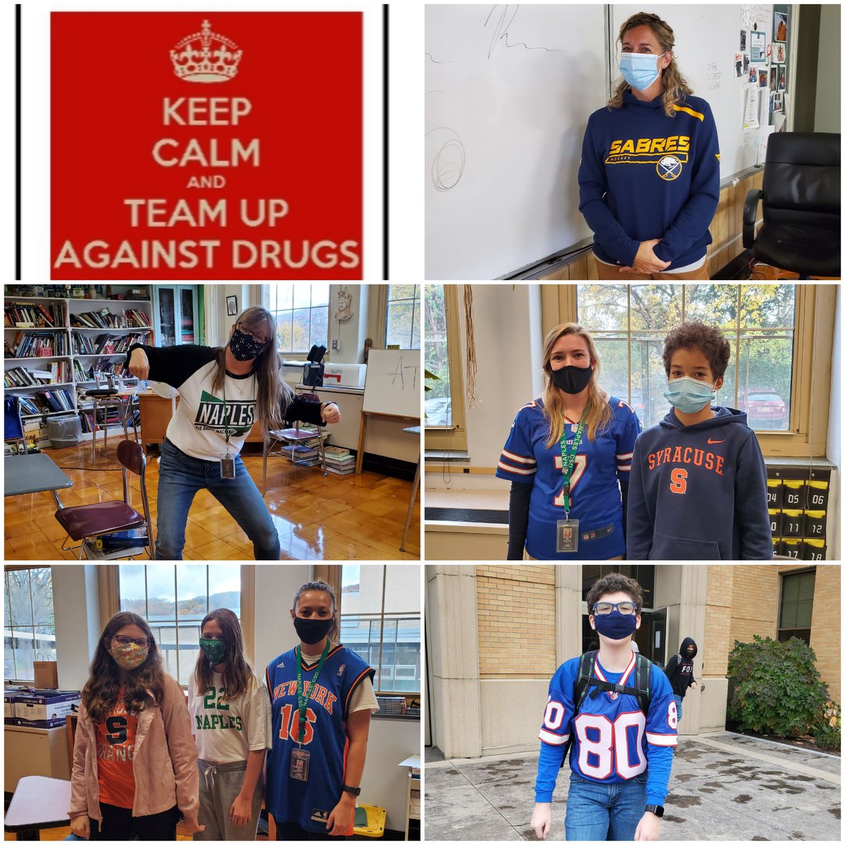 Teaming Up Against Drugs for Red Ribbon Week at Naples Jr/Sr High School! #naplescsd #naplescsdredribbonweek2020