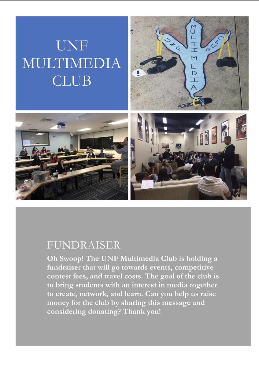 UNF Multimedia Club tweet media