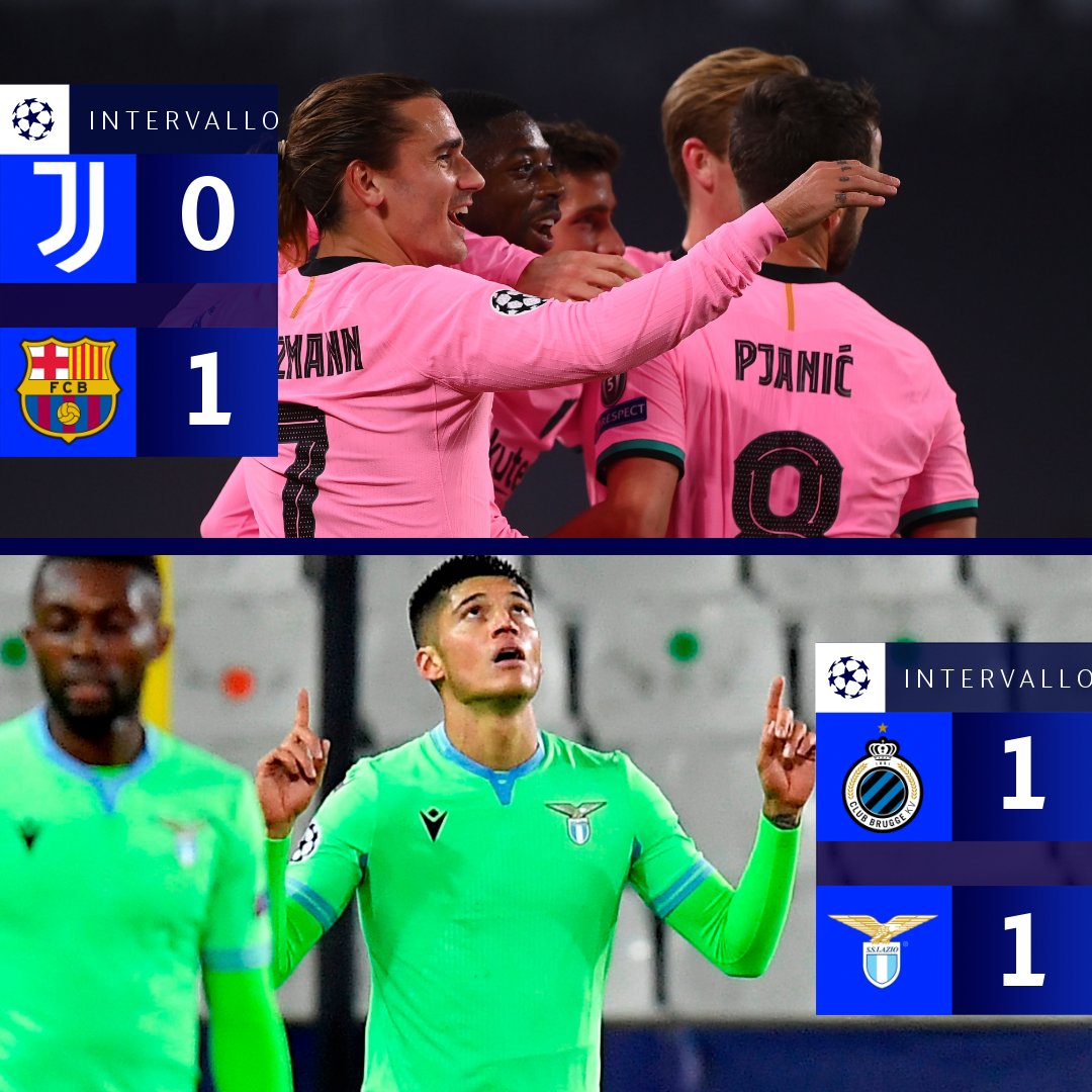 I risultati dopo 45' 💪
Fate i vostri pronostici per il secondo tempo 👇👇👇
#UCL https://t.co/kPje6hZWLX