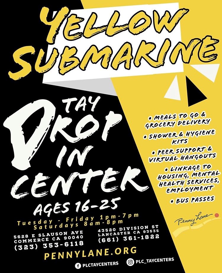 PLC_TAYCenters's tweet photo. A10 Remember YOU are not alone! YOU can get through this! The Penny Lane Drop In Center can assist youth 16-25 with referrals for substance abuse &amp; mental health services. Reach Out ! We are here to support ! Antelope Valley (661)361-1822 Commerce (323) 352-6118 #RedRibbonWeekAV https://t.co/tLj6T2Ykv5