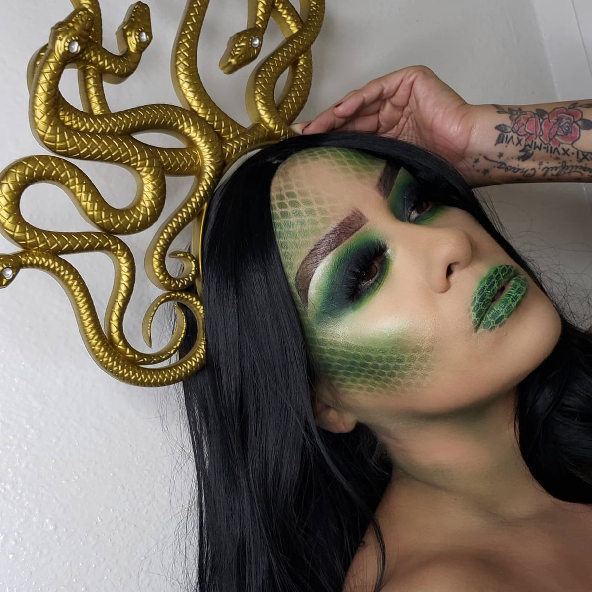 Jazzthemua's tweet photo. Some #halloween looks ive done so far.. Follow me on IG for more #halloweenmakeup #Halloween2020 https://t.co/MkytjYtapC