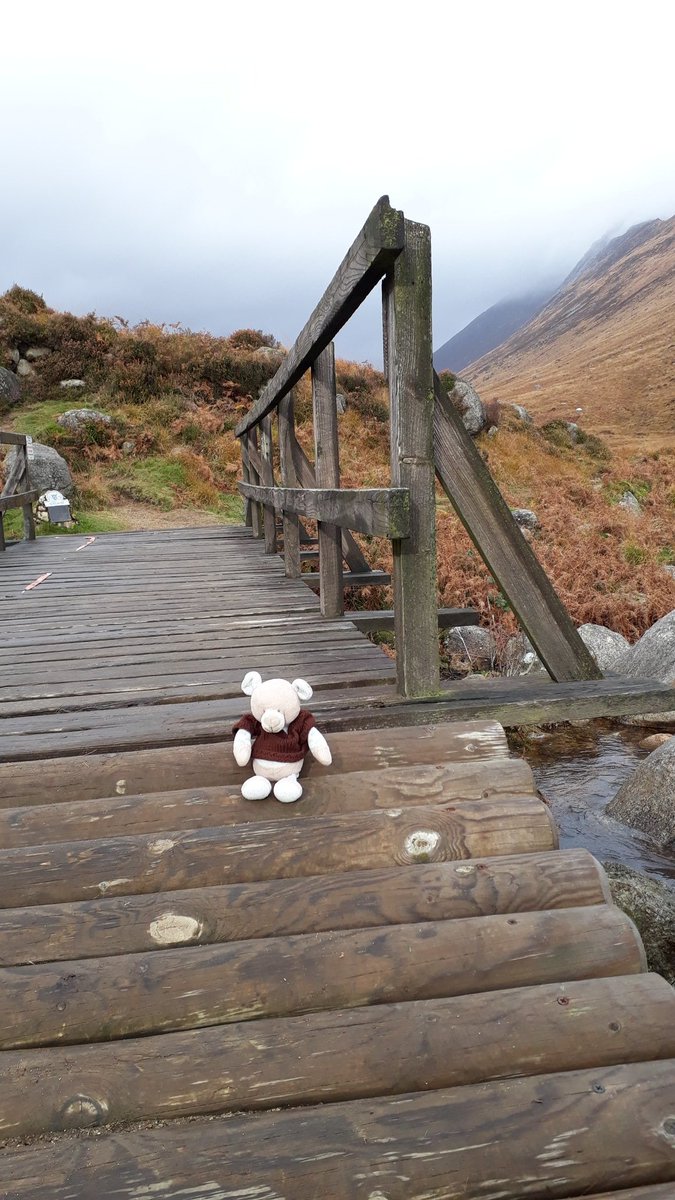 bearnamedjustin's tweet photo. "Who's that trip trapping over my bridge?" said the troll. A ramble up Glen Rosa @MyFaveBench @VisitArran this morning, and then... https://t.co/thEfxQtqrP
