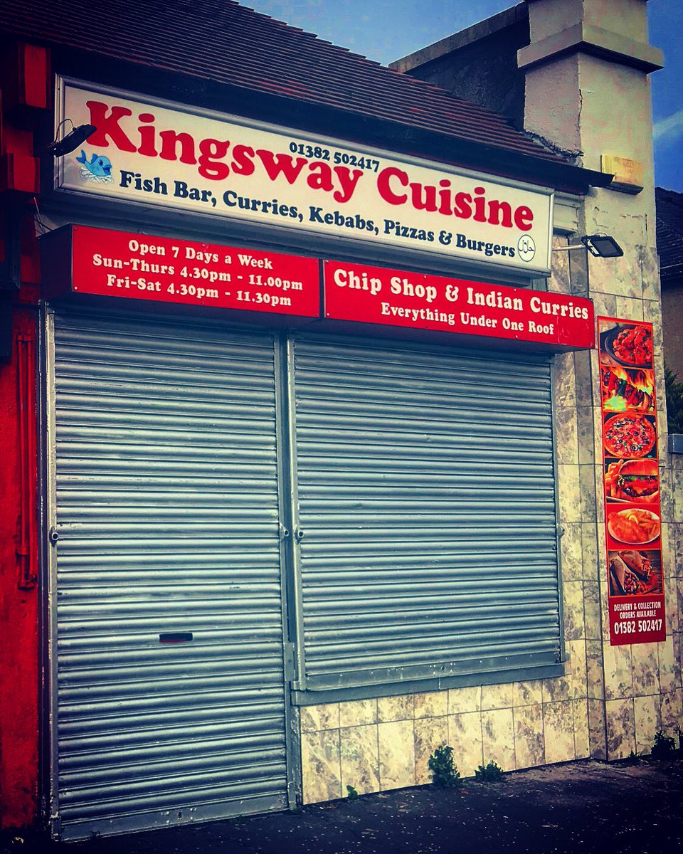 LivelyLangs's tweet photo. No food today... #shopfront #shopfronts #storefront #storefronts #dundee #dundeestreets #scotland #howwelive #howweeat #takeout #takeaway #takeoutfood #takeawayfood #shutteredshop https://t.co/5kjU47bRiu