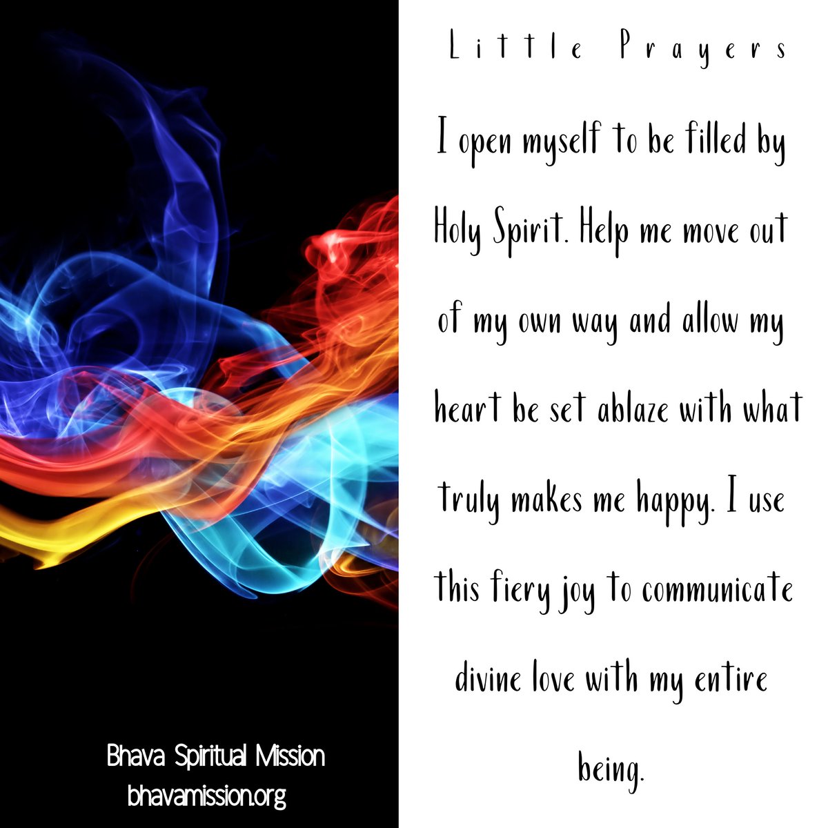 BhavaMission's tweet photo. #prayer #dailyprayer #prayeraday #todaysprayer #littleprayers #bhavamission #church #minister #faith #creativity #passion #purpose #joy #happiness #spiritual #spirituality https://t.co/xuCtCnuHdy