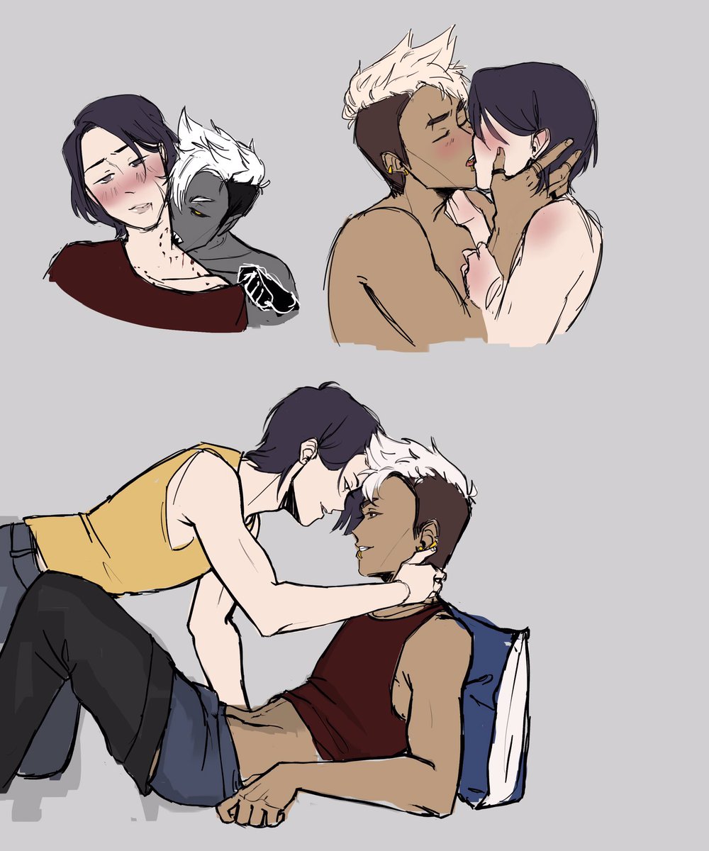 DropOfSinn's tweet photo. Not super NSFW of them, but I have some younguns following my main so imma stick this here https://t.co/D2mve60AMP