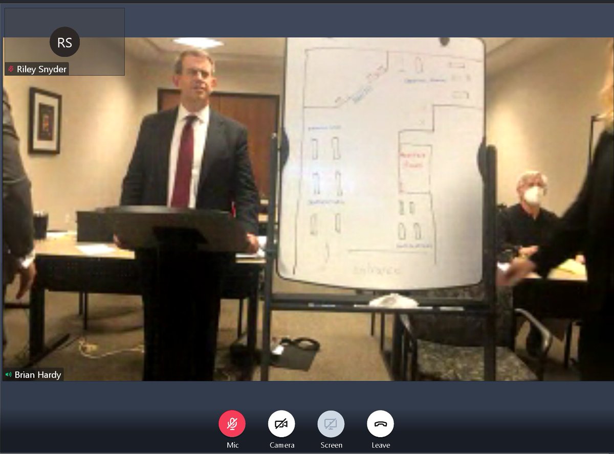 Another poll observer, who testified she was unable to enter building to participate in poll observation, has now brought out a whiteboard diagram of the Clark County election facility.(Judge +others having a hard time seeing diagram over livestream)