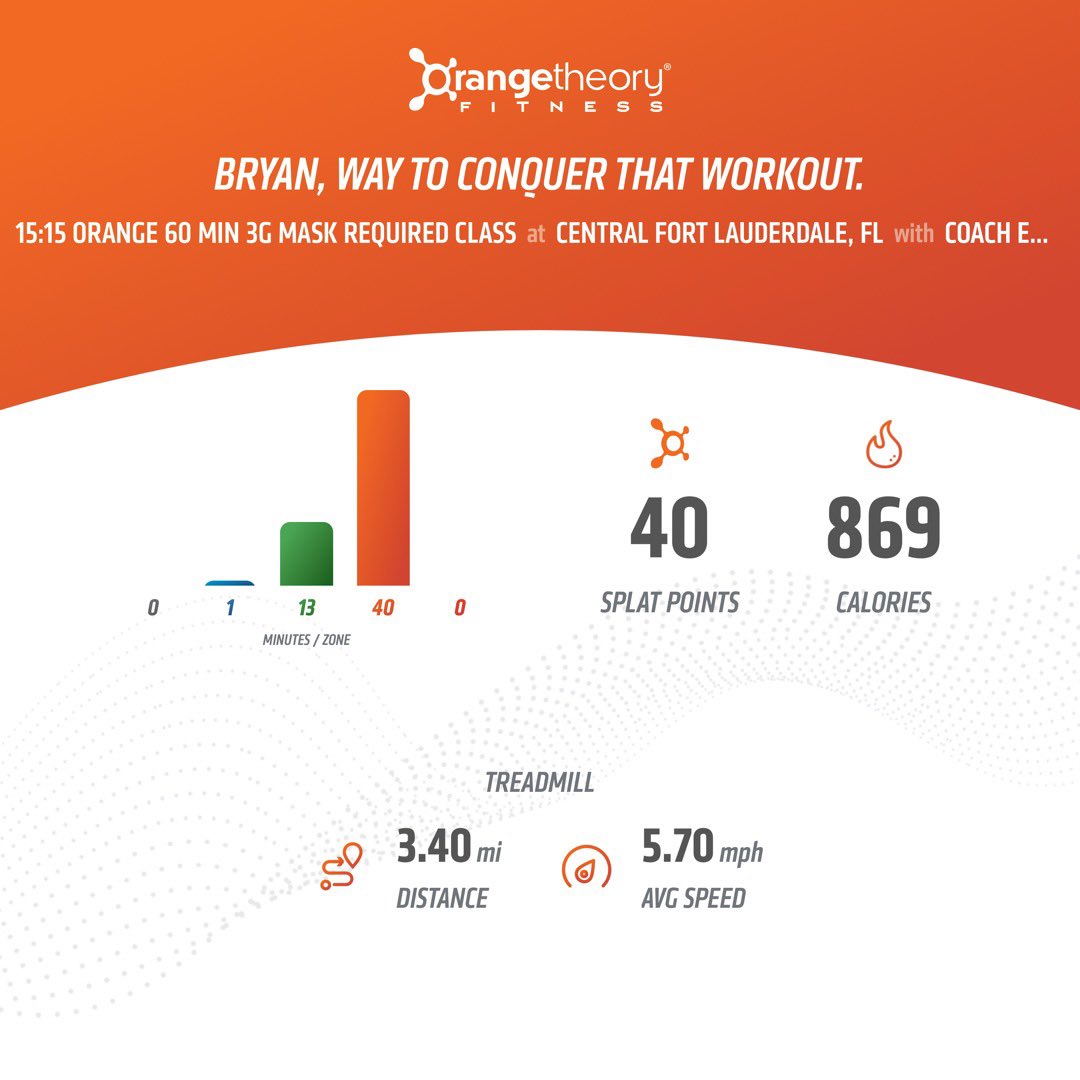 BSchuermanWX's tweet image. Today was row, row... wait. Run, run, run the hill, quickly up to orange (with a mask that was drenched afterward) for another #HellWeek2020 workout in the books! Thanks, @orangetheory #OTFFortLauderdale! Loved the studio and the friendliness! #ToHillAndBack 💪🏻💪🏻🍊🍊☠️☠️