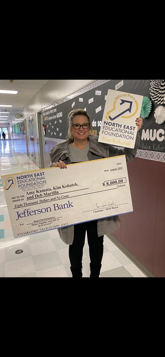 NEISD SE BEHAVIOR (@neisdbehavior) on Twitter photo Shout to Stone Oak ES for being awarded a grant for SEL!! Way to go ā¦<a href="/KimKohutek/">Kim Kohutek</a>ā© and Amy! ā¦<a href="/NEISDspecialed/">NEISD Special Ed</a>ā© ā¦@NEISDLeadsā© ā¦<a href="/ann_karrer/">Ann Karrer</a>ā© #BehaviorRocks Shout to Stone Oak ES for being awarded a grant for SEL!! Way to go ā¦<a href="/KimKohutek/">Kim Kohutek</a>ā© and Amy! ā¦<a href="/NEISDspecialed/">NEISD Special Ed</a>ā© ā¦@NEISDLeadsā© ā¦<a href="/ann_karrer/">Ann Karrer</a>ā© #BehaviorRocks
