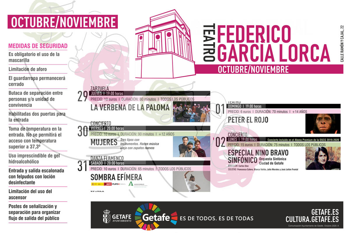 Zarzuela, danza flamenca, teatro y música en directo para disfrutar el fin de semana en Getafe getafediario.es/noticias-cultu…