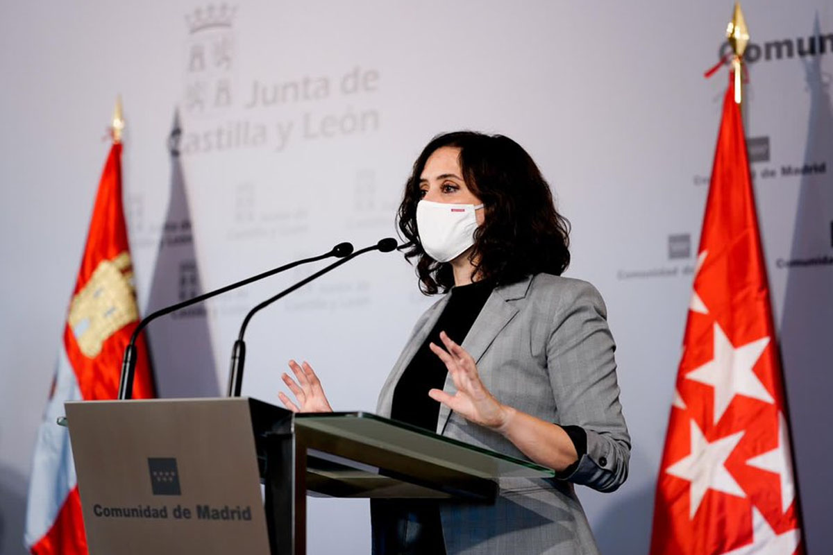 Ayuso solo confinará Madrid si Sánchez le permite únicamente el cierre para los tres días del puente getafediario.es/noticias-madri…