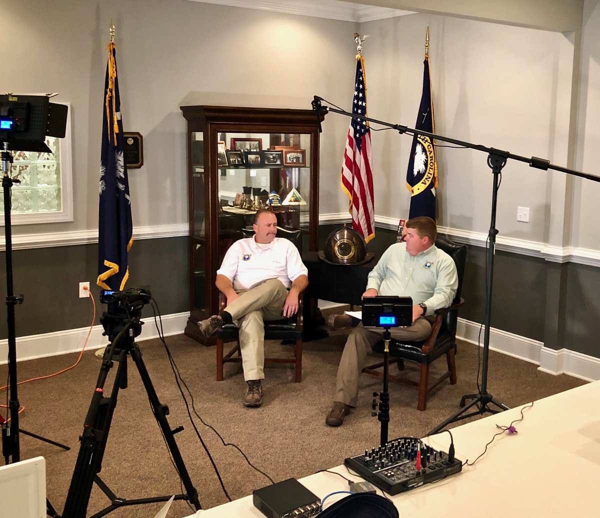 scfirefighters's tweet image. Great discussions from SCSFA President Keith Minick and Executive Director Charlie King on key topics in the SC Fire Service; ranging from Firefighter Cancer, PTSD and Firefighter Suicides and others #SCSFA #ServingSCFirefightersSince1905 #firefighternews #firefighters #sctweets