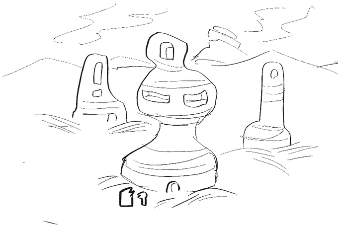 Made a little comic where syrup brings water to a dried up desert town and she's treated like royalty 
