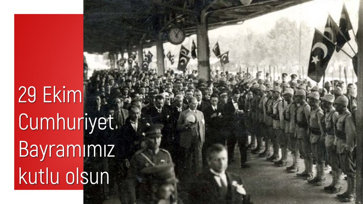 29 Ekim Cumhuriyet Bayramımız kutlu olsun.

🇹🇷 #CumhuriyeteTutkunuz
#Cumhuriyetimizin97YılıKutluOlsun
