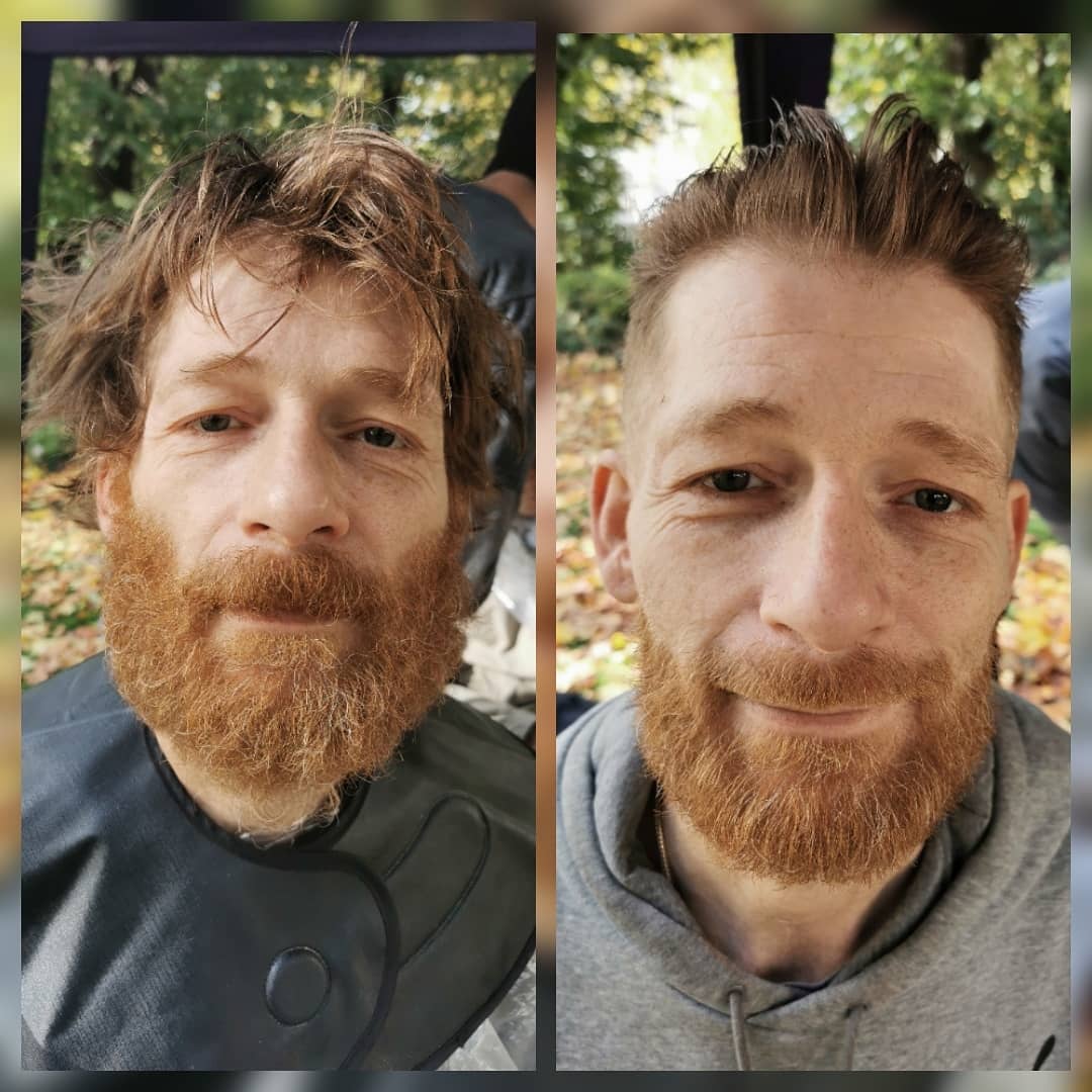 What an Amazing day @boshoutreach 💙 it was one of our busiest sundays we had! Amazing work by laura and <a href="/CraigAndrewESC/">Craig Andrew</a> you both smashed it! Lots of our homeless friends were able to get their haircuts, relax and be treated with care and love! The vibe today was unconditional 💙