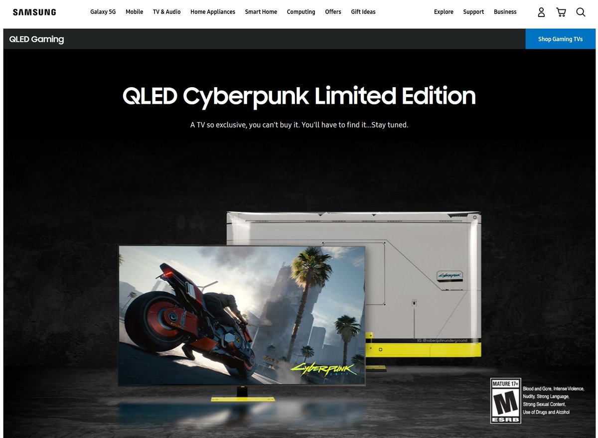 DPJ (@dpjsc08) on Twitter photo Interesting!! Did anyone else catch this?? <a href="/SamsungUS/">Samsung US</a> and Cyberpunk… Whatever it is, I’m ready. Check it out >
bit.ly/DPJ_qled #SamsungPartner #Cyberpunk2077 Interesting!! Did anyone else catch this?? <a href="/SamsungUS/">Samsung US</a> and Cyberpunk… Whatever it is, I’m ready. Check it out >
bit.ly/DPJ_qled #SamsungPartner #Cyberpunk2077