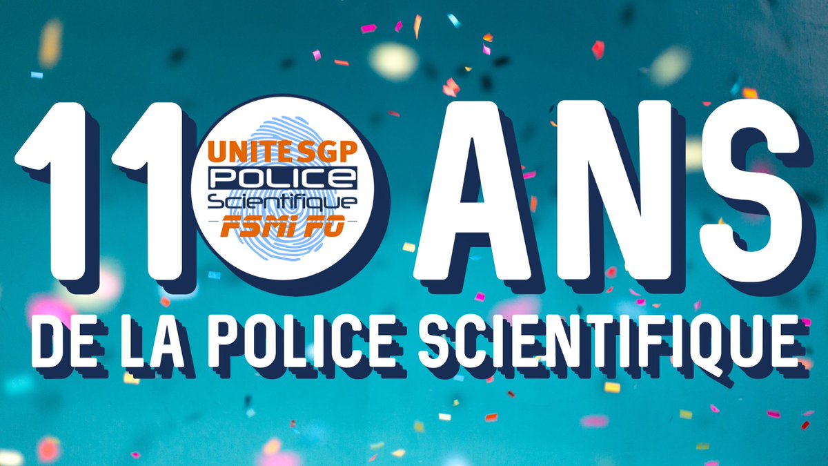 usgppPATS_PTS's tweet photo. Aujourd’hui la #PoliceScientifique fête ses 110 ans ! 🎉
Un excellent anniversaire à tous nos experts #PTS ! 👩🏻‍🔬🧑🏼‍🔬👨🏻‍🔬
#usgppPATS_Scientifique https://t.co/vILlJwW8qN