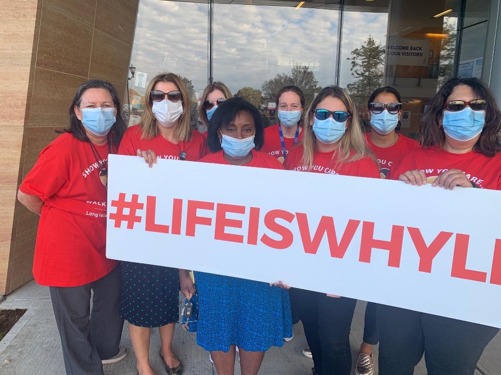 HeartLongIsland's tweet photo. Congratulations to @MS_SouthNassau for winning the annual Long Island Heart Walk Hospital Cup – raising over $33,000 to fight heart disease and stroke #LIHeartWalk #LifeisWhyLI. https://t.co/rVwJvjw9vG