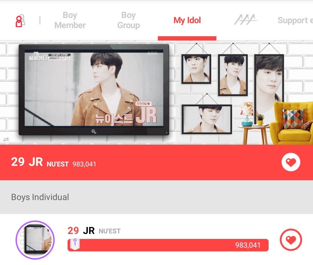 Day 15
JR at #29 with 983K of total votes 🐢💙
NU'EST at #10 with 5,7 million of total votes
We all have worked hard 🥰
To vote for #JR
🐢 https://t.co/NYfDLnADKQ
You can use my ID: 𝗱𝗲𝗮𝗿𝗷𝗲𝘆𝗮𝗿𝗶𝗲 as recommender for new account 🥰
#종현 #김종현 https://t.co/VdknnvtE5c