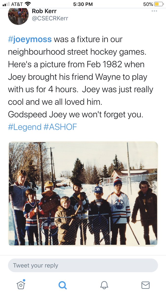 players talk about their friendship with him.  You can’t read those tweets about Joey showing up at street or pond game - here’s my friend Wayne -and not smile. Those connections- those friendships- are a goal of inclusion. Let them be just the beginning.