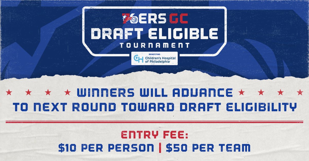 ScottxCole's tweet image. ‼️ @76ersGC has their Draft Eligible Tournament benefiting @ChildrensPhila coming soon. 

Tournament begins Saturday, Nov. 14. 

Register here: chop.donordrive.com/index.cfm?even…
#2KLGrind