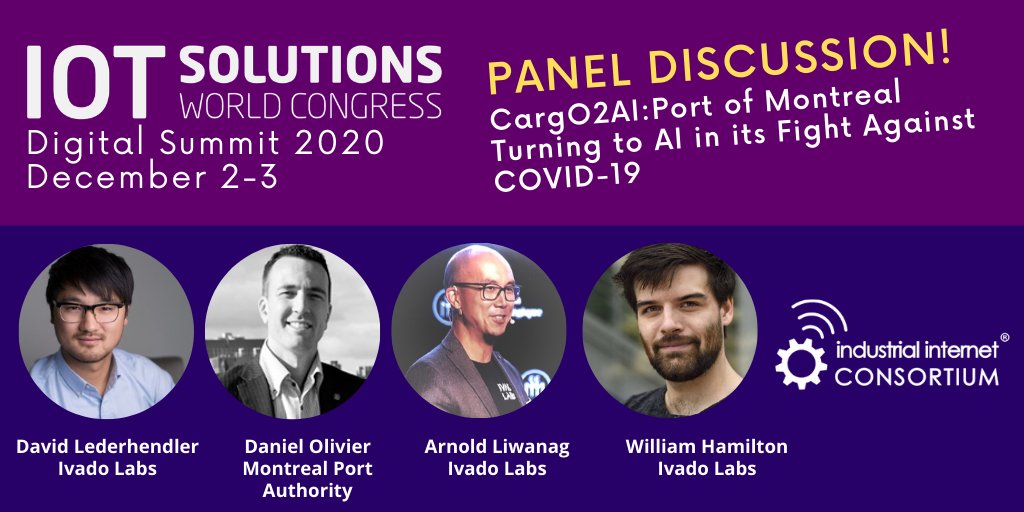 Our CargO2ai project is going on a world tour :) stay tuned for future dates! #PortMTL #smartports #aiforgood #IOT #DigitalTwin #AI #IOTSWC