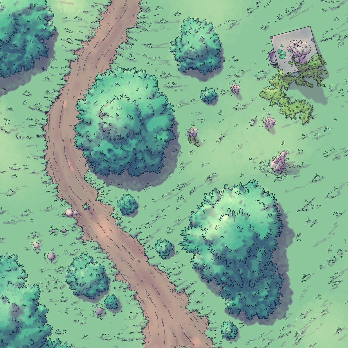SCorradine's tweet photo. Fantasy roads, my first pack of maps.
You can check all the variations and maps here: https://t.co/T0gdrUAjUs
#fantasymaps #dungeonsanddragons #dnd #rolegame #virtualtabletop #tabletop #pathfinder #maps #map #roleplayer #rolemap https://t.co/zx3WjQJyUk
