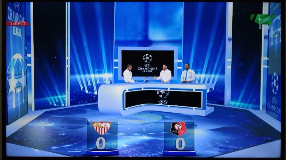 cfootcameroun's tweet photo. 🔵DIRECT 📺 Canal 2 et CRTV Sport diffusent le match Séville- Rennes. #FCSSRFC #UCL https://t.co/t1juTVACfi