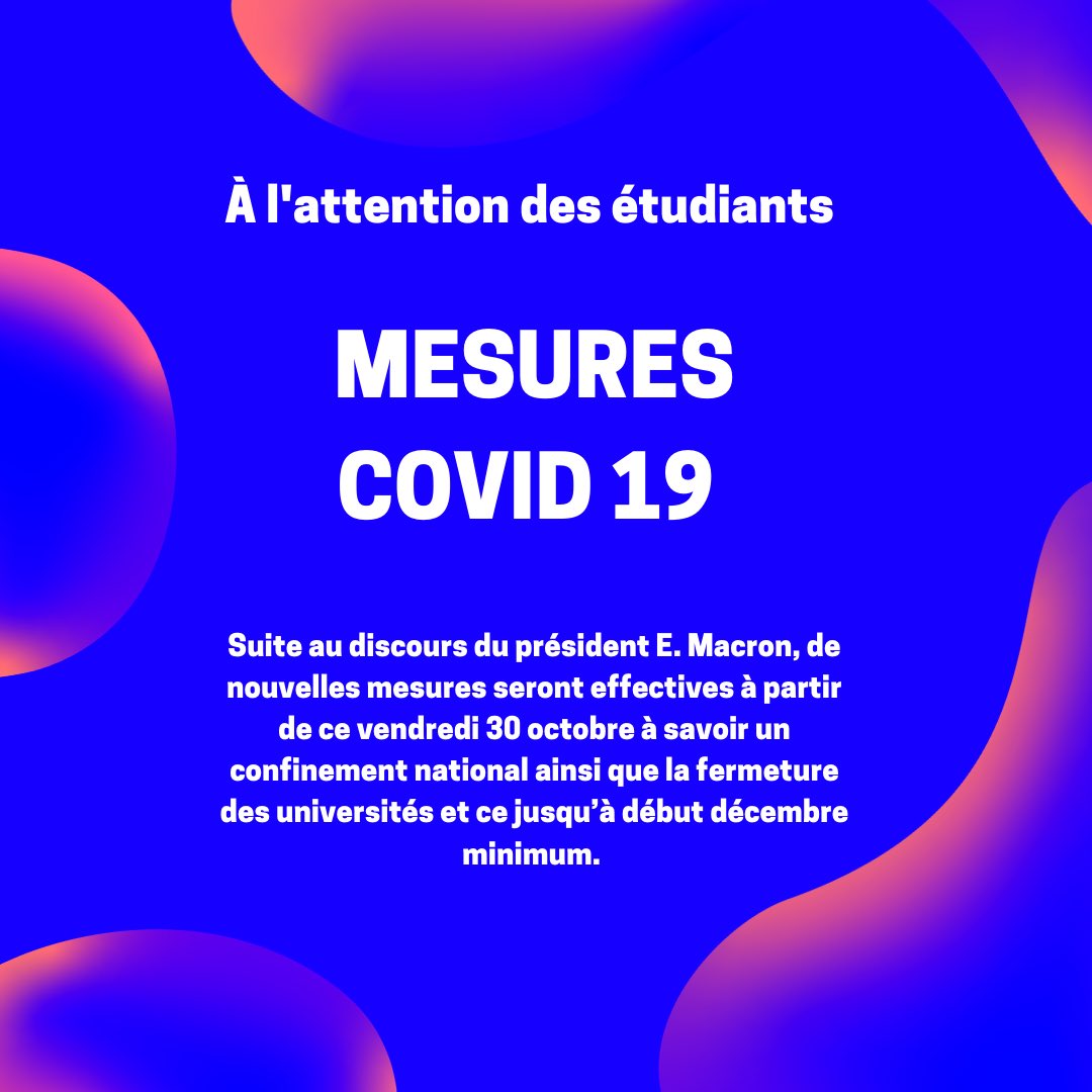 Adespol's tweet photo. Communiqué sur les nouvelles mesures sanitaires face au Covid 19. https://t.co/9LiAr3vuyG