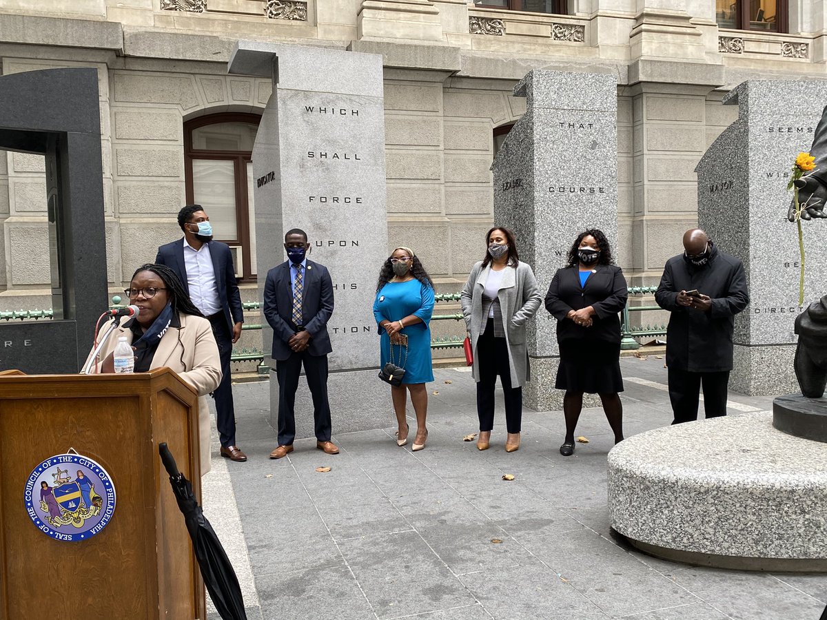 Today, I shared how #DrivingWhileBlack has impacted my family. I’m proud to stand with my colleague @CMThomasPHL and co-sponsor his #DrivingEquality Bill.