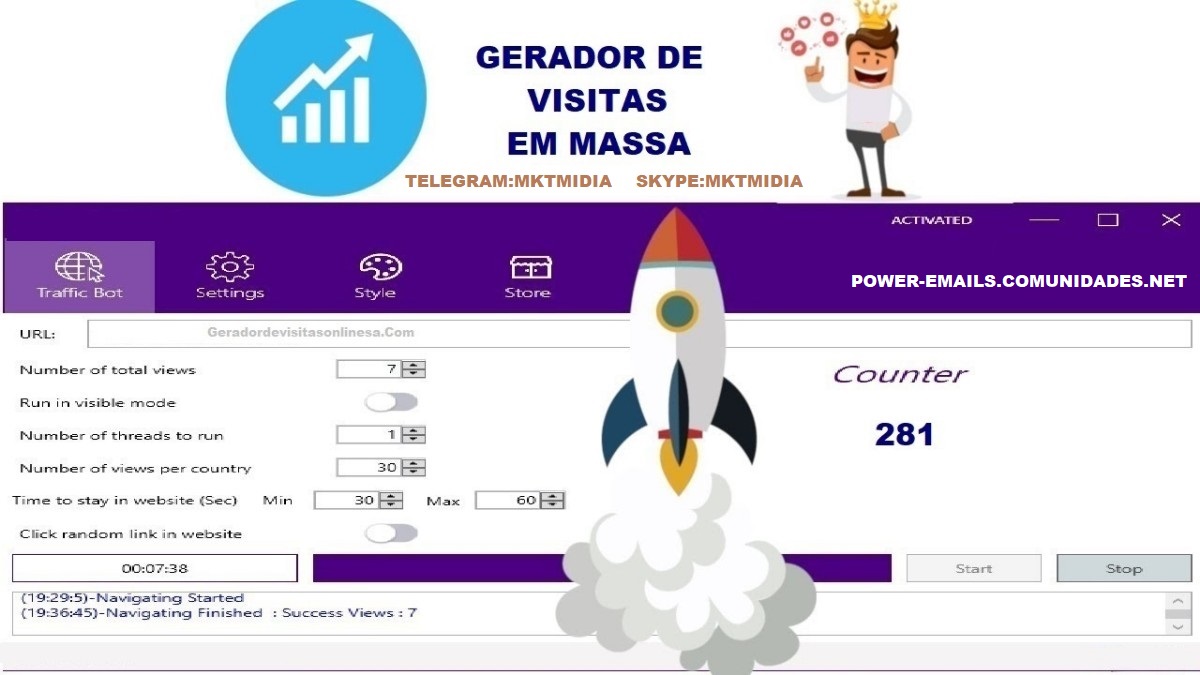 Gerador De Visitas Trafego Sites Em Massa 

bit.ly/3fRUyKW