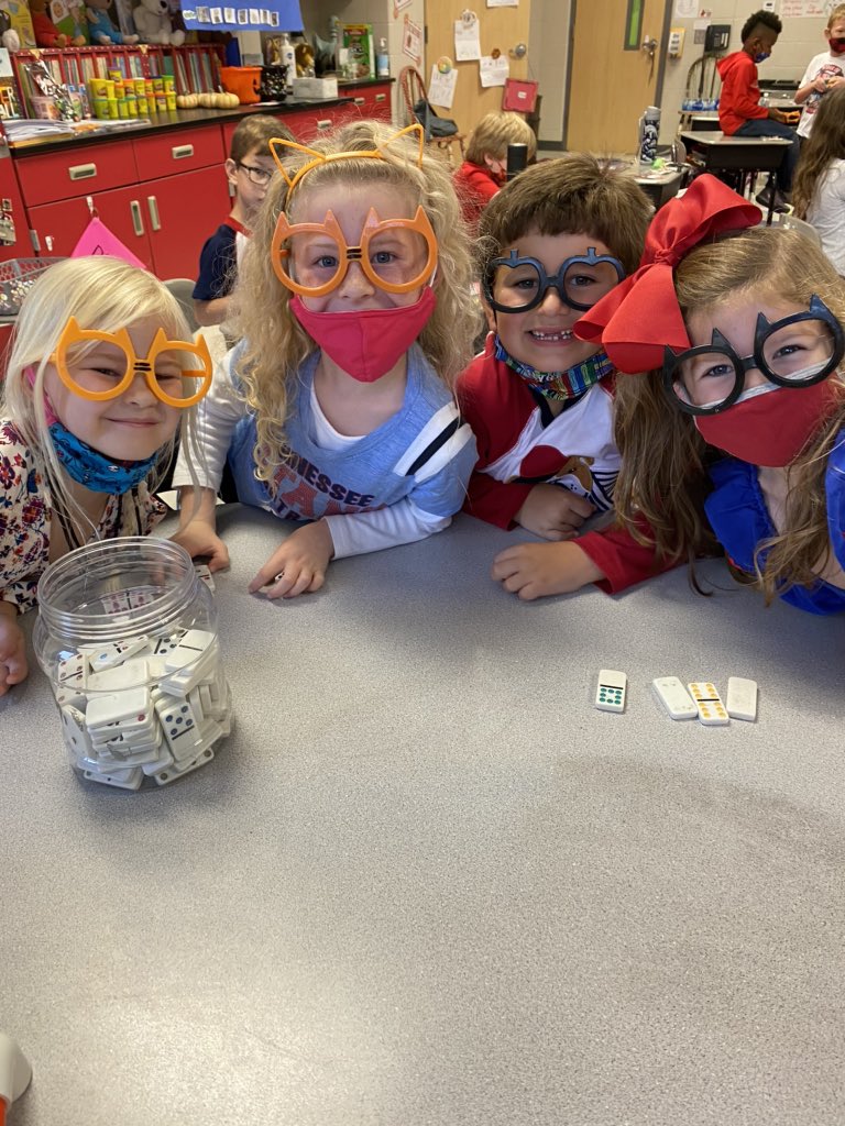LeahNeas's tweet photo. Understanding the equals sign is really easy when you have on your “equals glasses!” #creeklife #mathisfun #welovenumbers #mathexperts https://t.co/j2NQKZdUAu