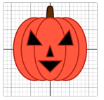 AndiMartinez's tweet photo. Having a week of fun in #math celebrating #halloween - Students created virtual jack-o-lanterns using the brand new Pumpkin Carving activity from @Desmos - love how they turned out!!! 
#WhyCrane #WeAreCrane #GowanGators #ADE2020 #iteachmath #MTBoS https://t.co/qMRYb5C8g3