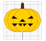 AndiMartinez's tweet photo. Having a week of fun in #math celebrating #halloween - Students created virtual jack-o-lanterns using the brand new Pumpkin Carving activity from @Desmos - love how they turned out!!! 
#WhyCrane #WeAreCrane #GowanGators #ADE2020 #iteachmath #MTBoS https://t.co/qMRYb5C8g3