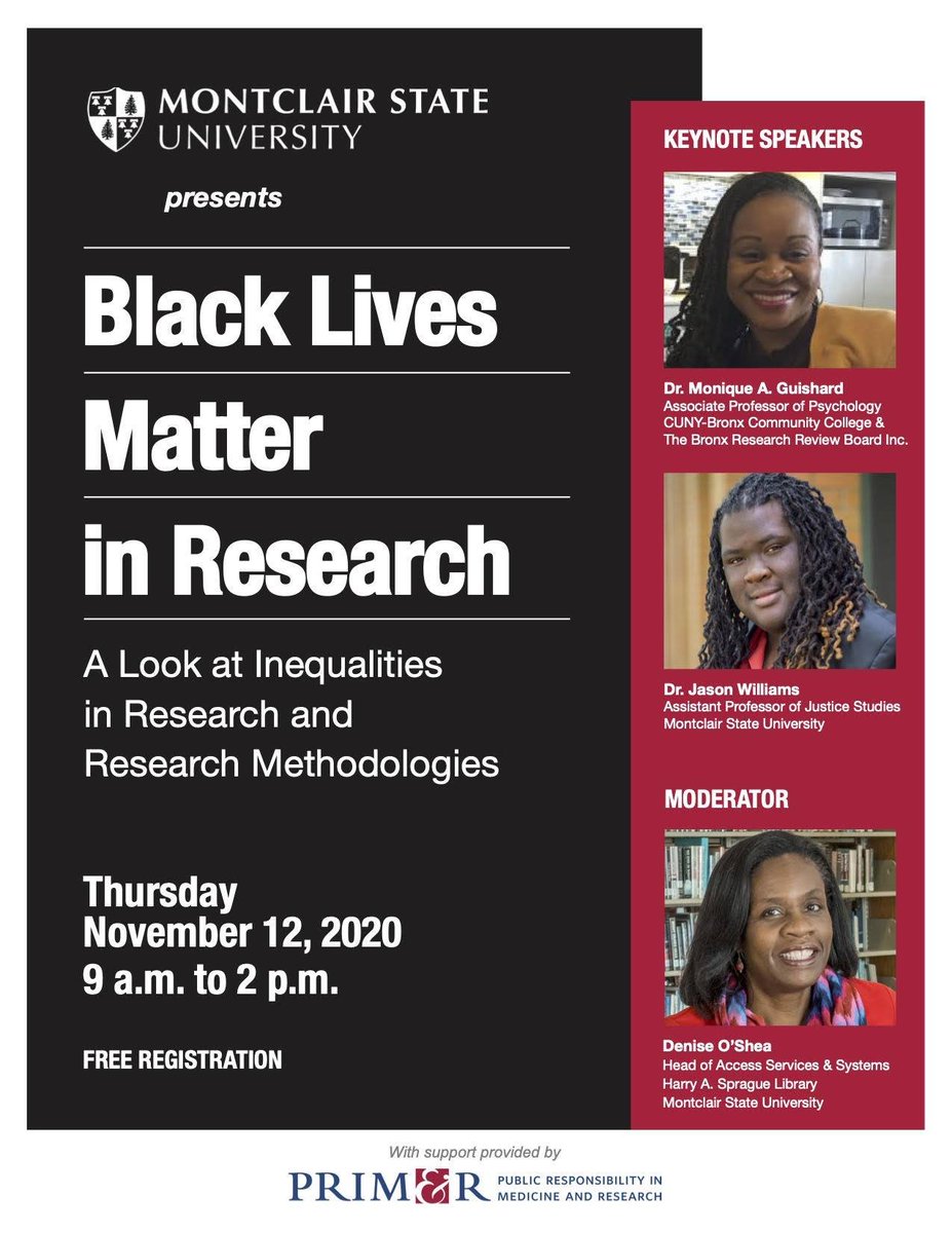 DrJWilliams4's tweet photo. This is a very important and timely topic for researchers across disciplines. So happy to be sharing space with the BRILLIANT, Dr. Monique Guishard, who is an absolute GURU on this topic 🙌! There will be panels. See this link to reg &amp; for more details: https://t.co/BioSFWu6nW https://t.co/bjykP3UFxg