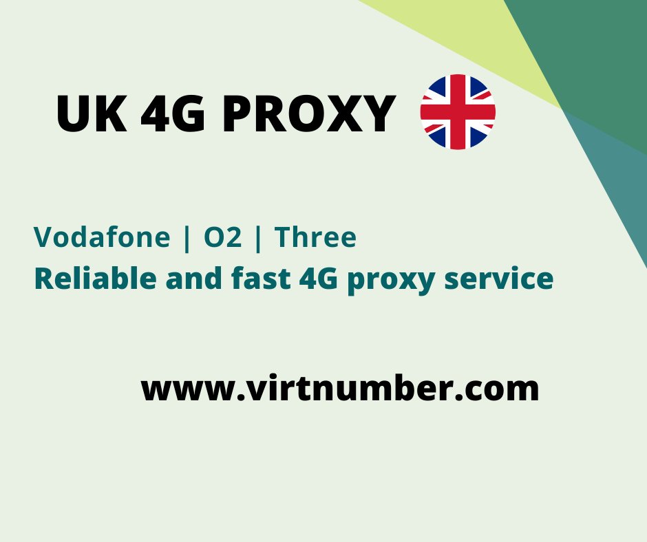 chakabiz's tweet photo. UK 4G mobile proxy. Vodafone, O2, Three.
https://t.co/7Ybzt8vnkw
Reliable and fast proxy service. 4G / LTE direct connection.
United Kingdom mobile proxies. Rotating IP.
#Proxy #proxies #london #uk #startup https://t.co/APafAysvdT