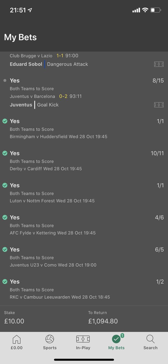 ArronSharp793's tweet photo. This bet pretty much sums up 2020 😩 fucking VAR! #JUVBAR https://t.co/JsJcscze5p