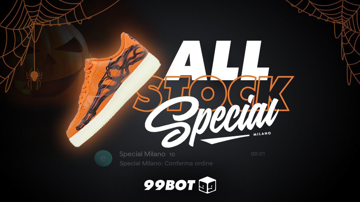 Special Milano stock secured by our users last night!🎃💀

To celebrate we’ll be giving away some free weekly keys and a Lifetime copy🎁

Retweet, reply with “🎃” and tag a friend in order to partecipate! Good luck!❣️