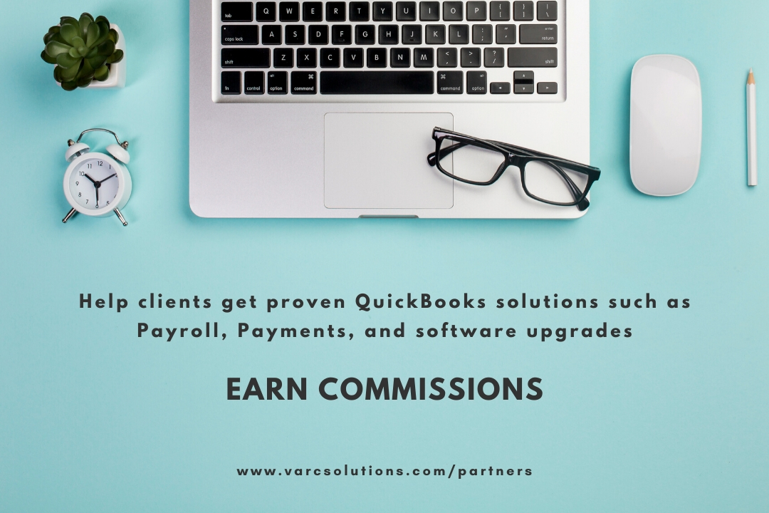 VARC_Solutions's tweet photo. Help clients get proven @QuickBooks solutions such as Payroll, Payments, and software upgrades.  Earn commissions!
Partner with an Executive QuickBooks Solution Provider here 👉https://t.co/HGvI6utH4B
#IntuitReseller #QSP #quickbooks #payroll #payments #accountingsoftware https://t.co/Hj0WiNsPuz