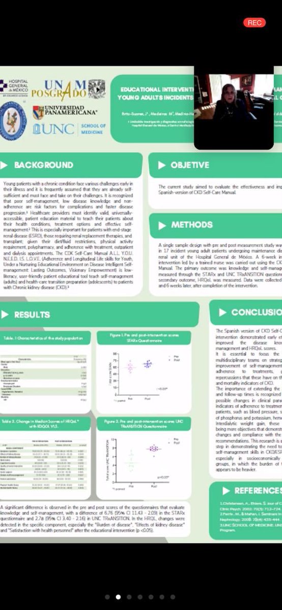HCTRCNow's tweet photo. Congratulations to the Juliette Marie Brito and the Hospital General de Mexico/Hospital Infantil de Mexico for the work on healthcare transition education for patients with CKD /ERSD! https://t.co/F87gdKhcn0