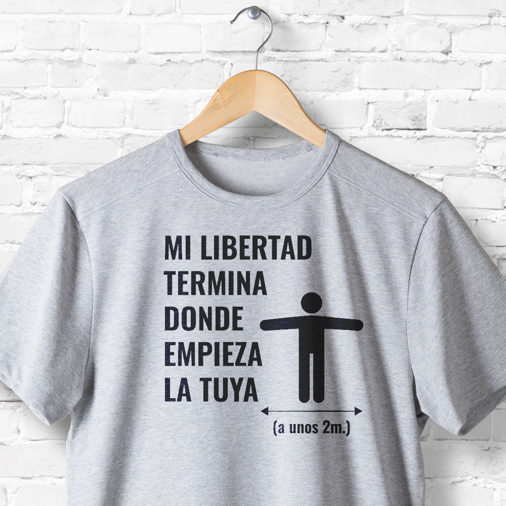 Ayer en #CuatroAlDia260 @salvadore291161 contestaba a una negacionista cuando demandaba que tenía derecho a su libertad para salir y contagiarse que "Tu libertad termina donde empieza la mía" #covisetas Nos olvidamos de que somos una sociedad