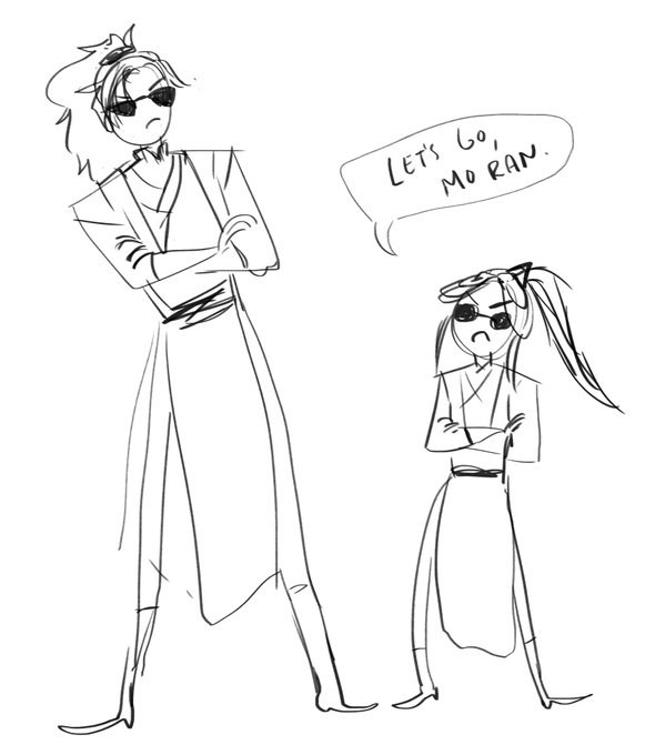 Mo Ran x Xia Sini best partner duo~! ☺️✨  #2ha #ranwan 