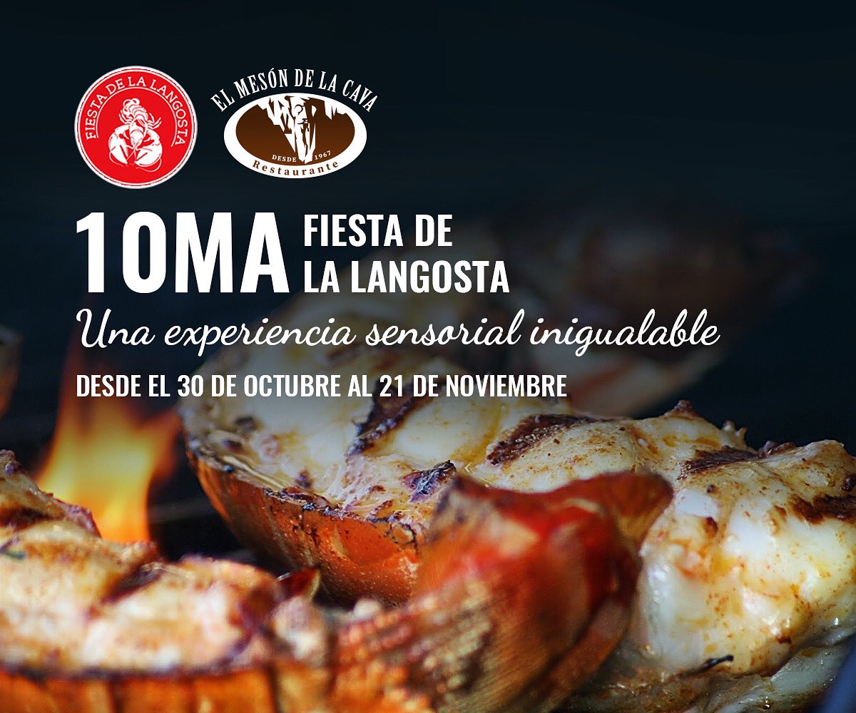 mesondelacava's tweet photo. Vuelve una experiencia sensorial inigualable, una delicia del mar... 🦞

¡10ma Fiesta de la Langosta! con 9 deliciosas creaciones de nuestro chef, en perfecto maridaje con Beringer 🍷 y al mejor precio, desde el 30 de octubre al 21 de noviembre.
 
Reserva ahora al 809-533-2818 https://t.co/KEFcqVEyU9