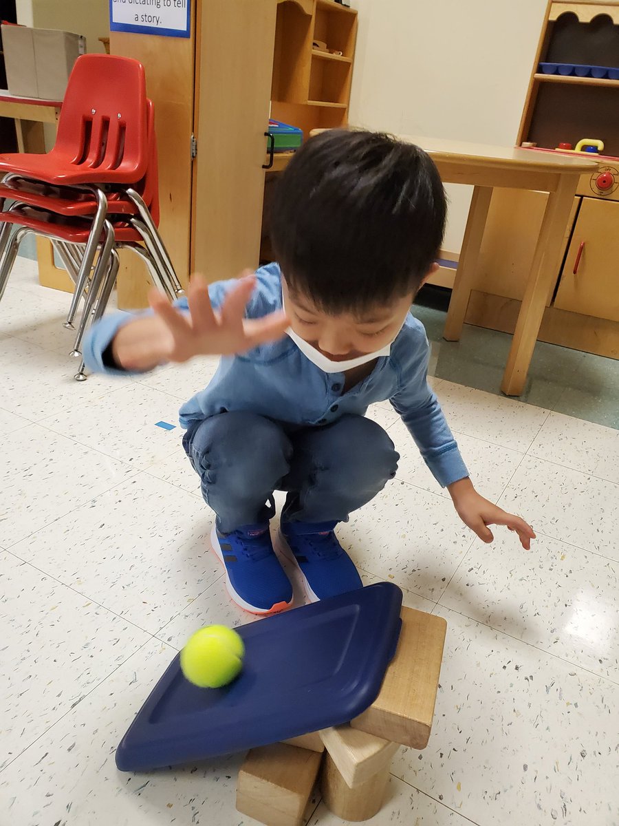 Learning about motion and gravity. Building ramps in the classroom face to face and virtually as well! How fast will it go? <a href="/ShakeragElem/">Shakerag Elementary</a>