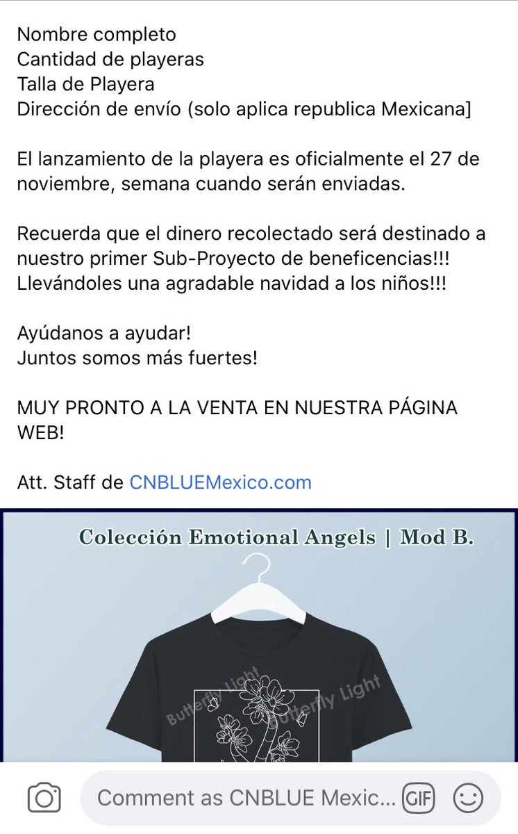 CNBLUEMexicoCOM's tweet photo. [PRE-VENTA] #RButterflyLight][#BOICESupport] Primera Colección Limitada - Emotional Angels. Mod B | Our First Christmas Together | #CNBLUE - "Juntos ayudamos más" | Ayúdanos a compartir https://t.co/0T3VUro18h