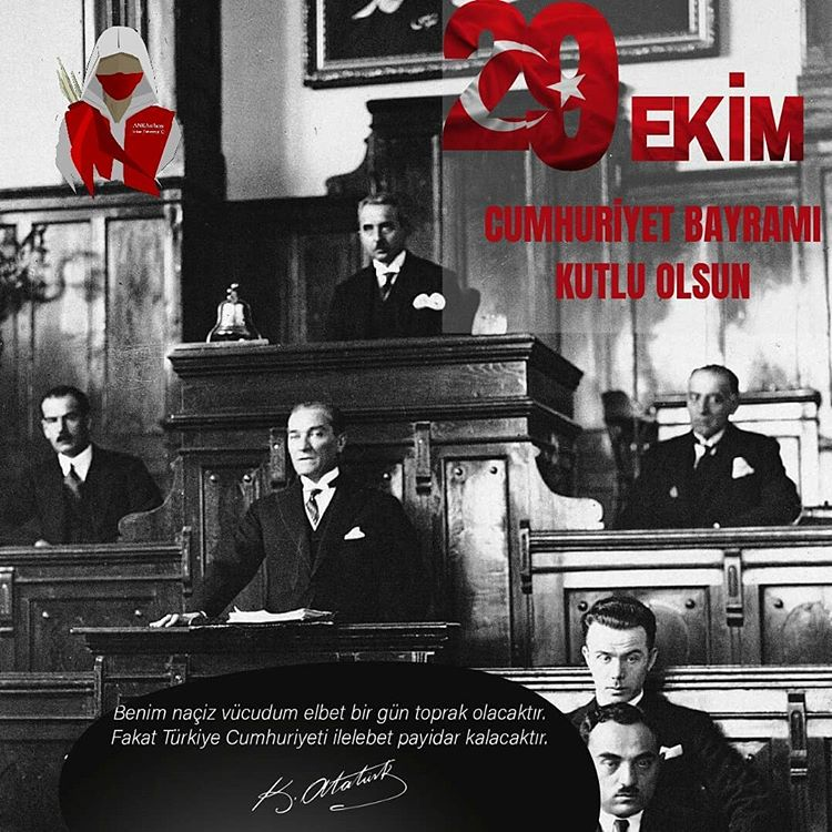 ANKArchers's tweet photo. Cumhuriyetimizin kuruluşunun 97. Yılında Gazi Mustafa Kemal Atatürk ve silah arkadaşlarını rahmet ve minnetle anıyoruz. 🇹🇷🇹🇷
Birinci vazifemiz olan Türk istiklalini, Türk Cumhuriyetini, ilelebet, muhafaza ve müdafa etmeye söz veriyoruz Atam. #ANKArchers #29EkimCumhuriyetBayramı https://t.co/QxHv4x4psD