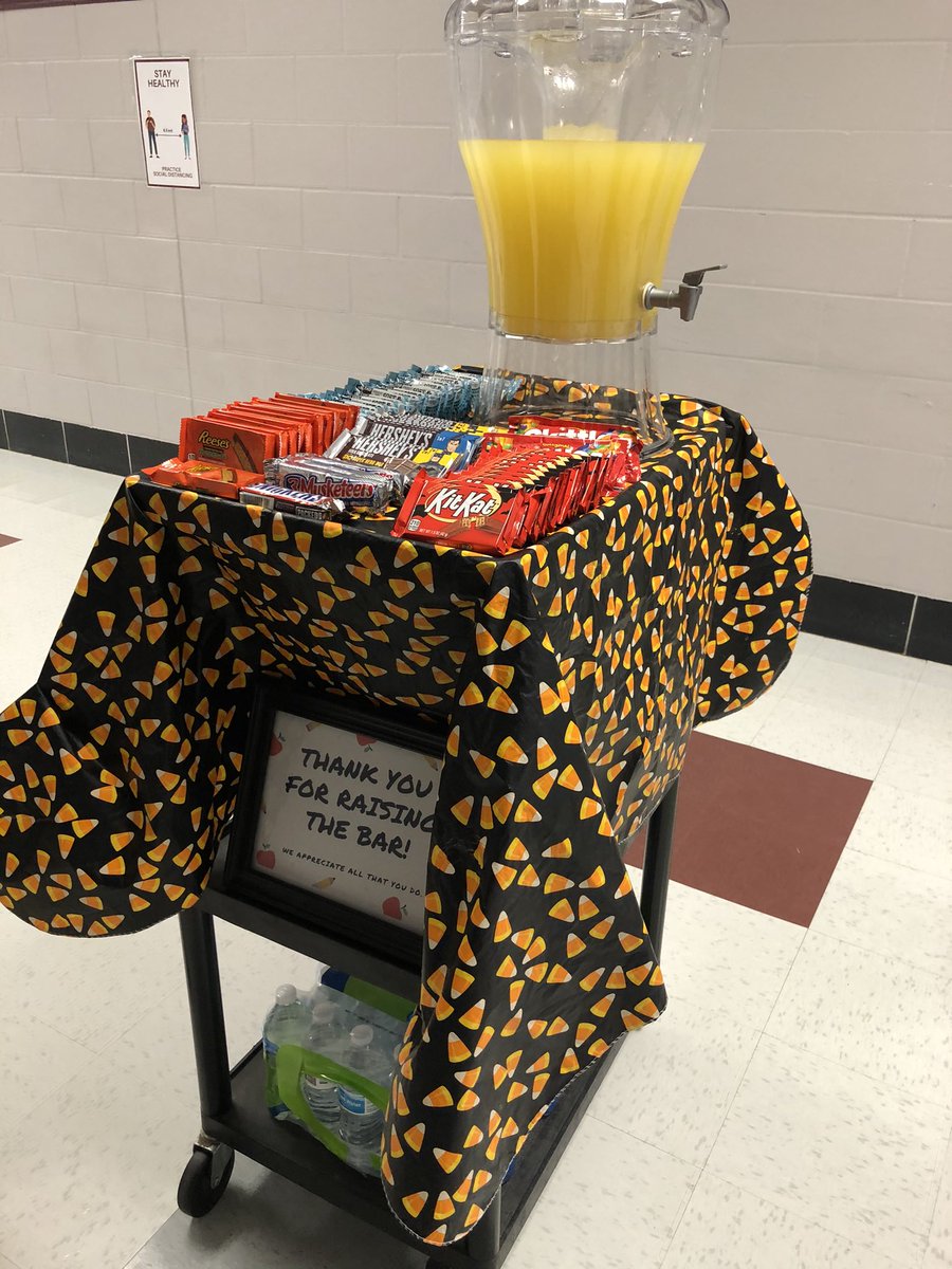 Sarah Buenger (@buengersarah) on Twitter photo We adore our teachers! To thank them for “raising the bar” we shared the snack cart with full sized candy and granola bars! #SJHBeBold #wallerisdgreatness #teachers #appreciation @GuerraTheatre <a href="/BPatel1229/">Binal Patel</a> <a href="/AMarcus_1/">Andy Marcus</a> <a href="/hannahgates32/">Hannah Gates</a> We adore our teachers! To thank them for “raising the bar” we shared the snack cart with full sized candy and granola bars! #SJHBeBold #wallerisdgreatness #teachers #appreciation @GuerraTheatre <a href="/BPatel1229/">Binal Patel</a> <a href="/AMarcus_1/">Andy Marcus</a> <a href="/hannahgates32/">Hannah Gates</a>