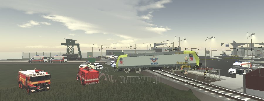 16:21 today a TCDD train derailed. The machinist was injured, no loss of lives. Many fire and rescue units deployed to the scene.