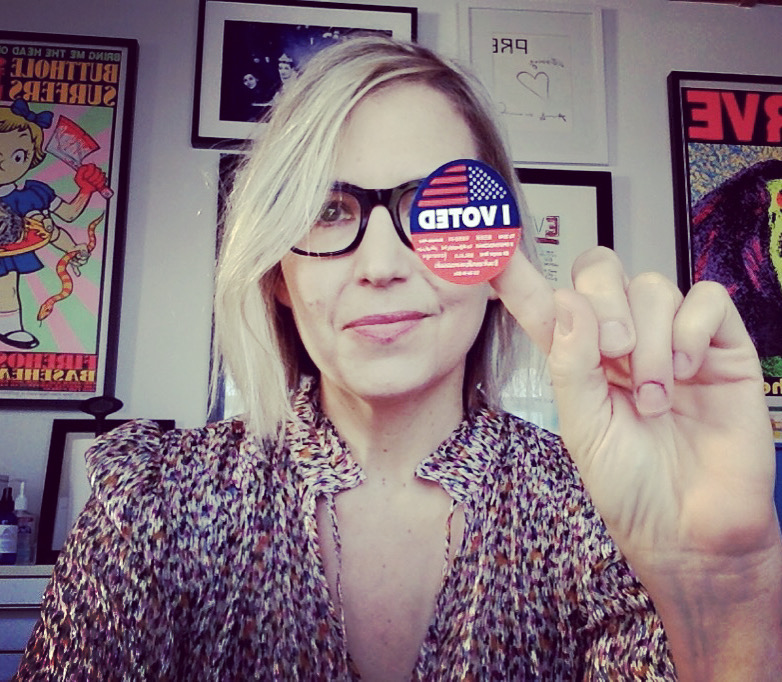 i voted. (but did not get a manicure.) #VOTE  #VoteThemOut #BidenHarris2020