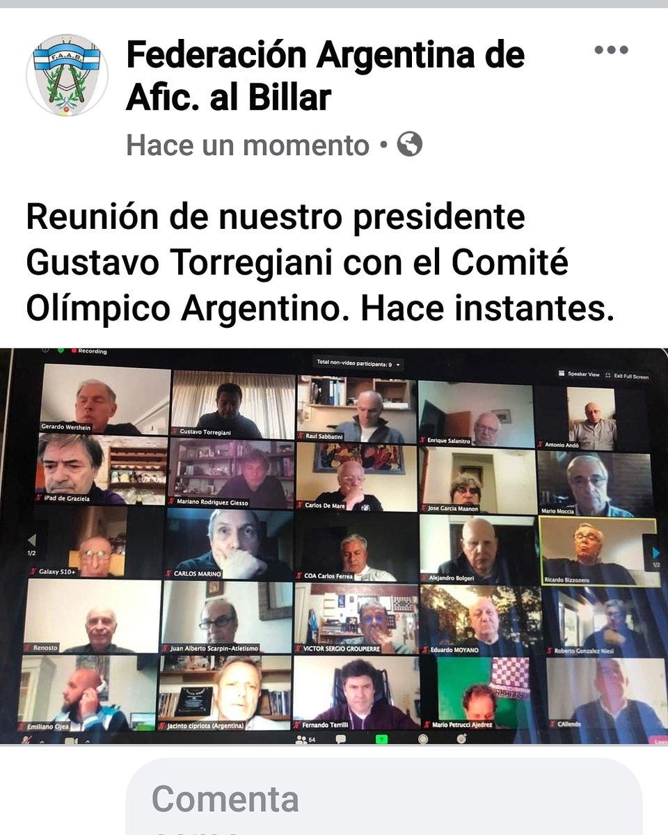 Federacion Argentina de Aficionados al Billar tweet media