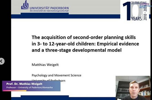 socibracom's tweet photo. In the 10th #cbcm2020 today, we had the talks of Prof. Jorge Barela (@Unesp_Oficial) and Mathias Weigelt (University of Paderbon) on developmental aspects in the acquisition of motor skills. Check this out (https://t.co/SdwmM7IIrE) https://t.co/whg16I5DKf